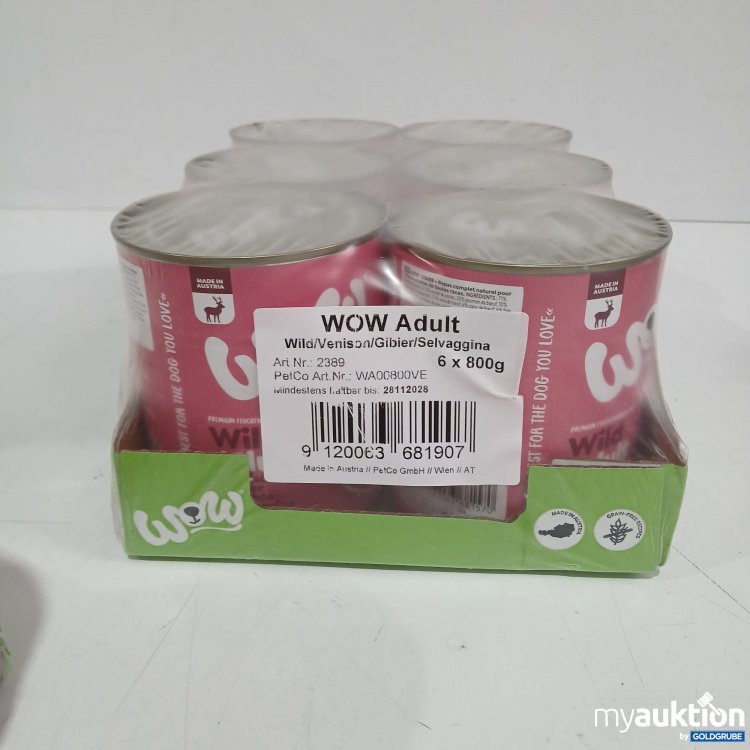 Artikel Nr. 967141: Wow Adult Wild 6x800g 