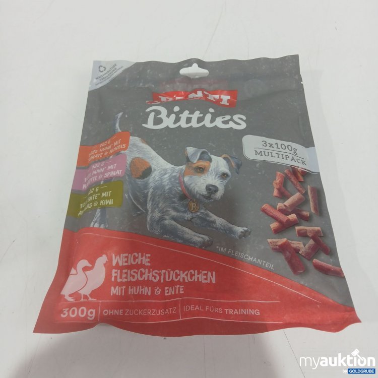Artikel Nr. 982141: Rinti Bitties weiche Fleischstücke Huhn&Ente 300g