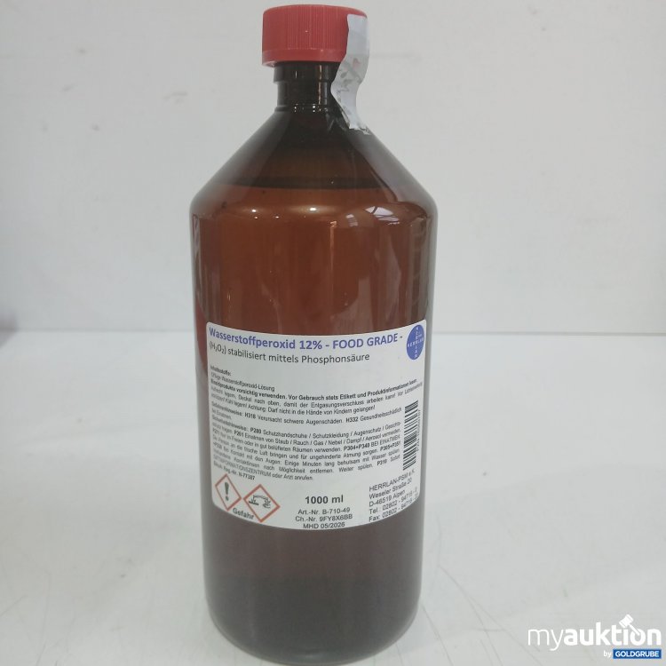 Artikel Nr. 992141: Wasserstoffperoxid 12% 1000ml 