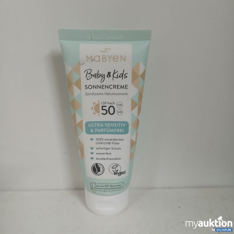 Artikel Nr. 828142 Artikel Nr. 828142: Mabyen Baby & Kids Sonnencreme 100ml