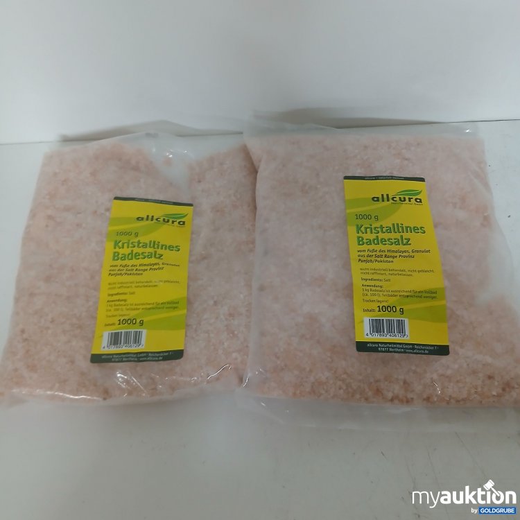 Artikel Nr. 902142: Allcura Krostallines Badesalz 2x1000g