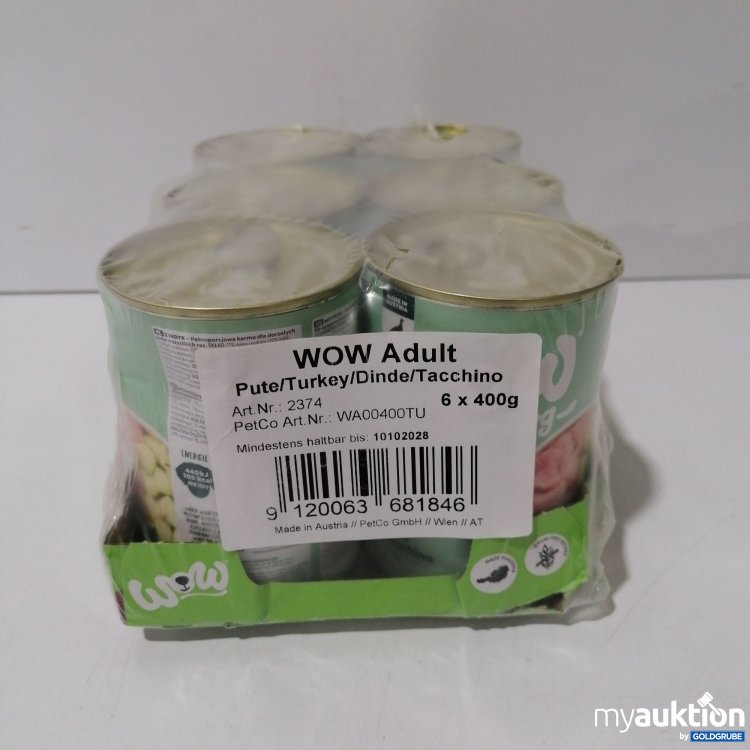 Artikel Nr. 950142: Wow Adult Pute 6x400g