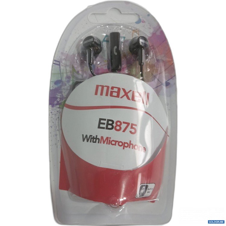 Artikel Nr. 446143: Maxell EB875 Kopfhörer mit Mikrofon schwarz