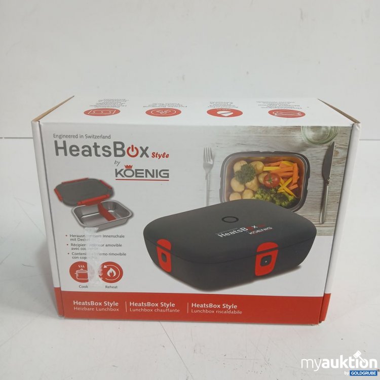 Artikel Nr. 447143 Artikel Nr. 447143: KÖNIG HeatsBox Style Heizbare Lunchbox