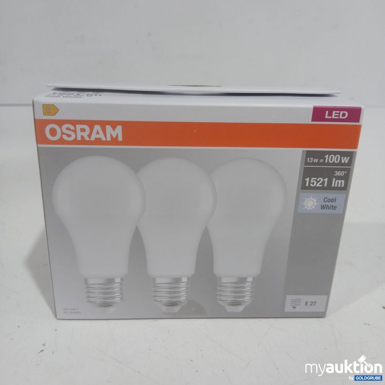 Artikel Nr. 463143: Osram Glühbirnen LED E27 3Stk 