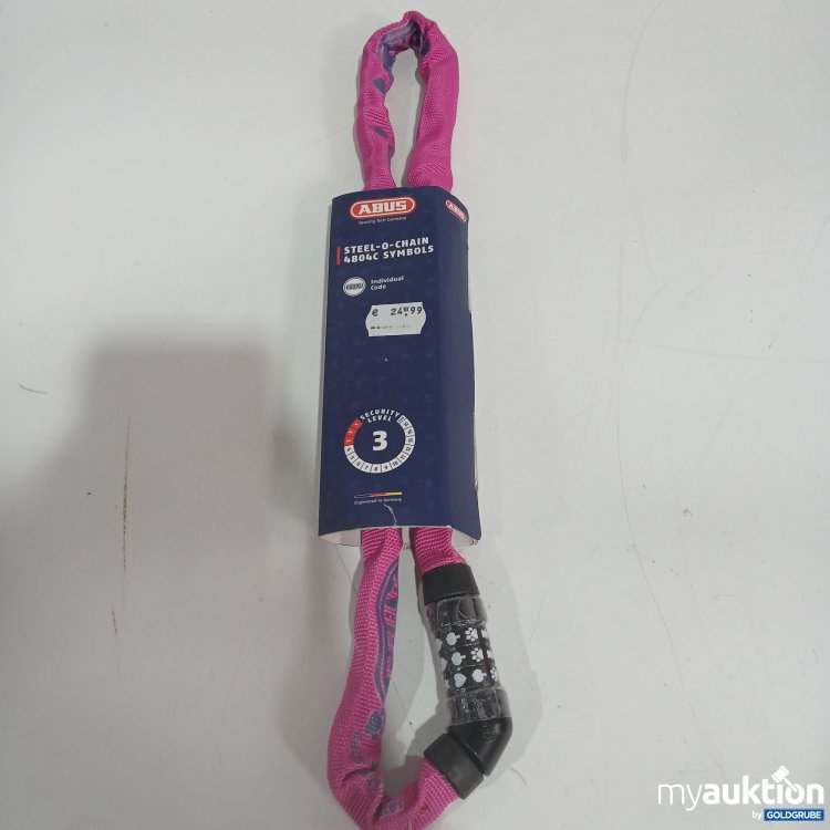 Artikel Nr. 519143 Artikel Nr. 519143: Abus Steel-0-Chain 4804C Symbols rosa