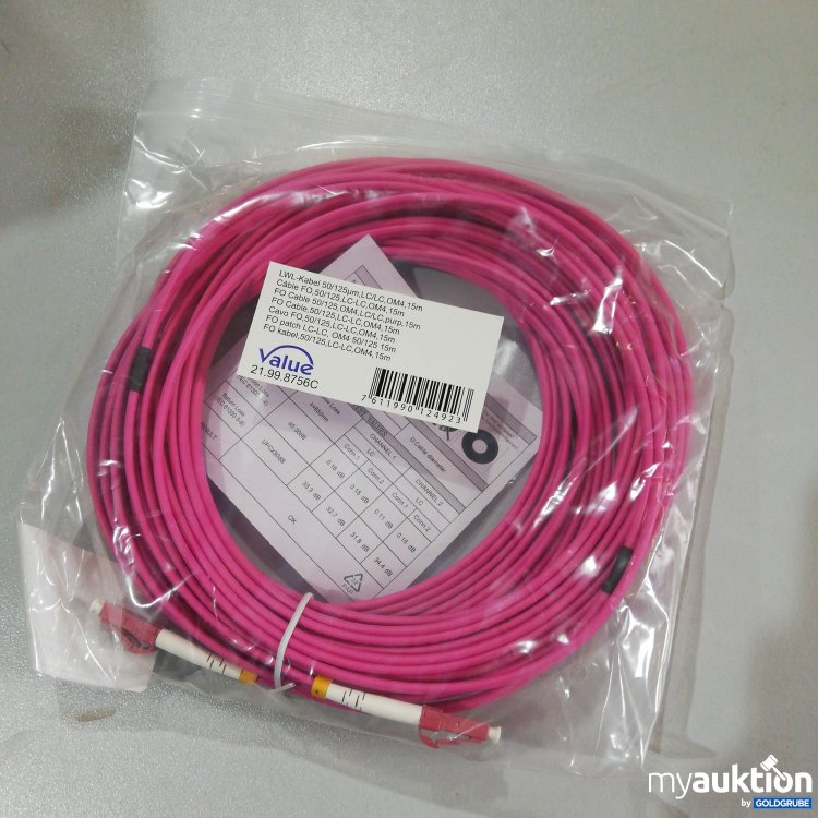Artikel Nr. 722143 Artikel Nr. 722143: Value LWL Kabel 15m 50/125qm