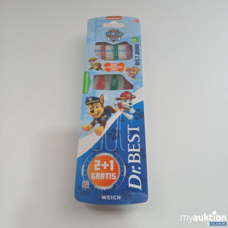 Artikel Nr. 820143 Artikel Nr. 820143: Dr.Best Paw Patrol Zahnbürste x3