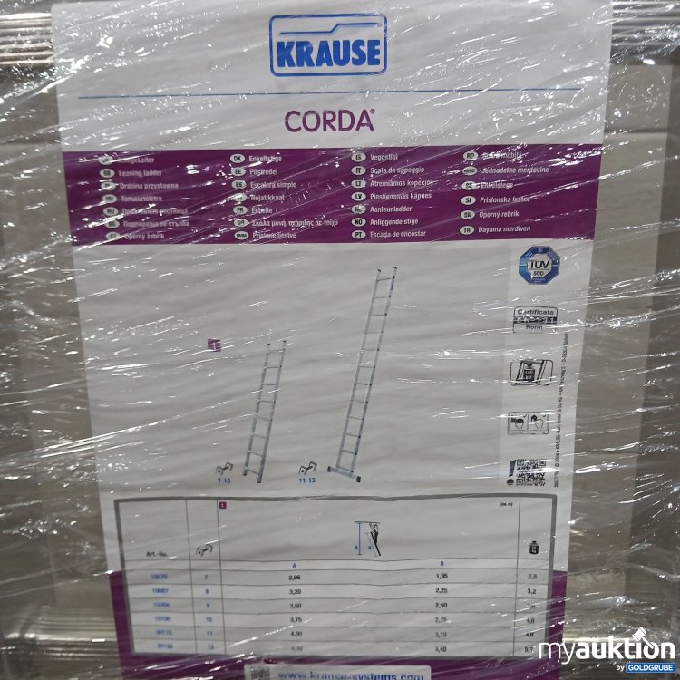 Artikel Nr. 835143: Krause Corda Anlege Leiter 10087 