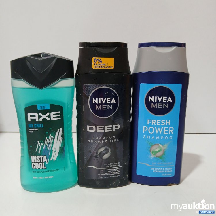 Artikel Nr. 839143 Artikel Nr. 839143: Duschgel und Shampoo Trio 3x250ml
