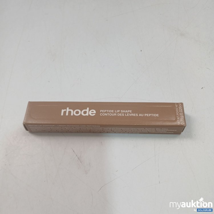 Artikel Nr. 871143 Artikel Nr. 871143: Rhode Peptide Lip Shape 0,75g