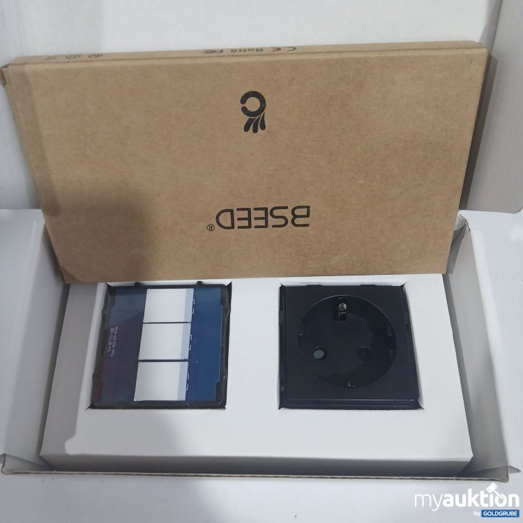 Artikel Nr. 876143 Artikel Nr. 876143: Bseed Switch&Socket 157mm x 86mm x 35mm white/black/gold/grey