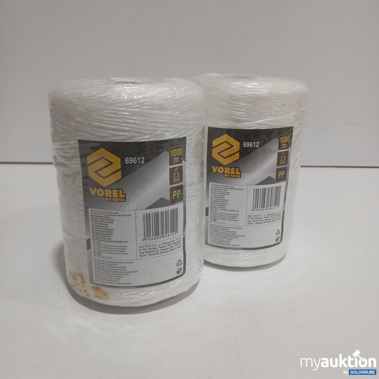 Artikel Nr. 877143 Artikel Nr. 877143: Vorel Polypropylen Erntegar 1000m 2.5mm 2 Stück 69612