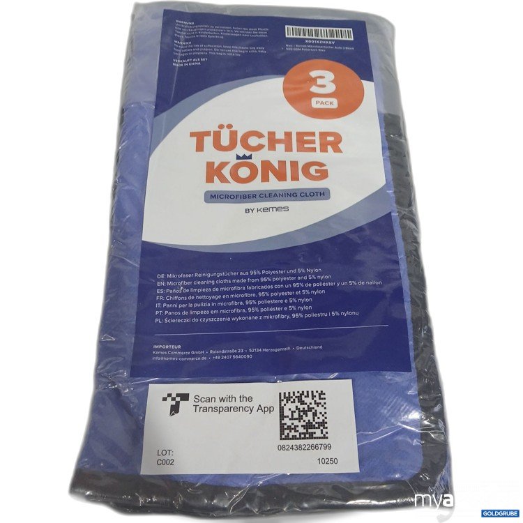 Artikel Nr. 882143: Tücher König Microfiber Cleaning Cloth 3Pack 