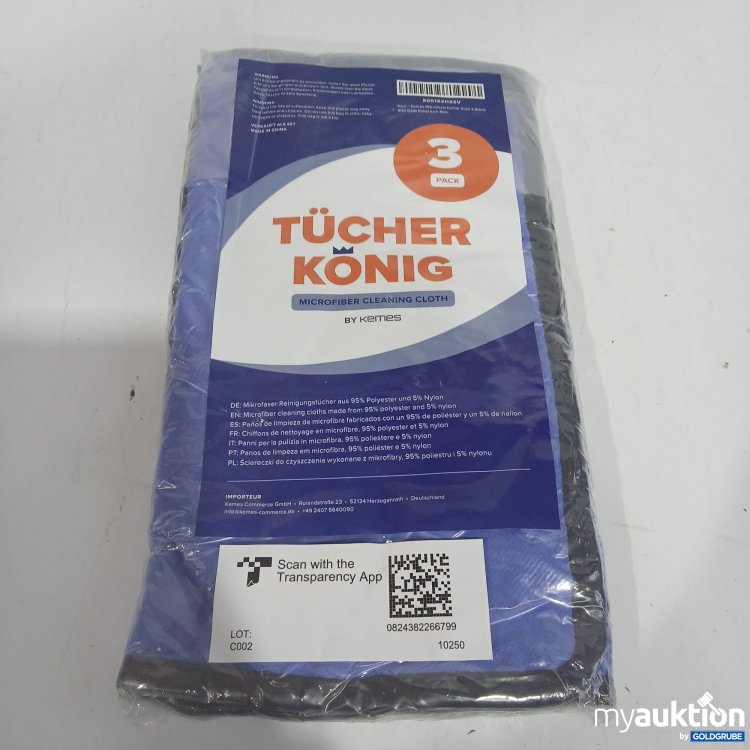 Artikel Nr. 882143: Tücher König Microfiber Cleaning Cloth 3Pack 