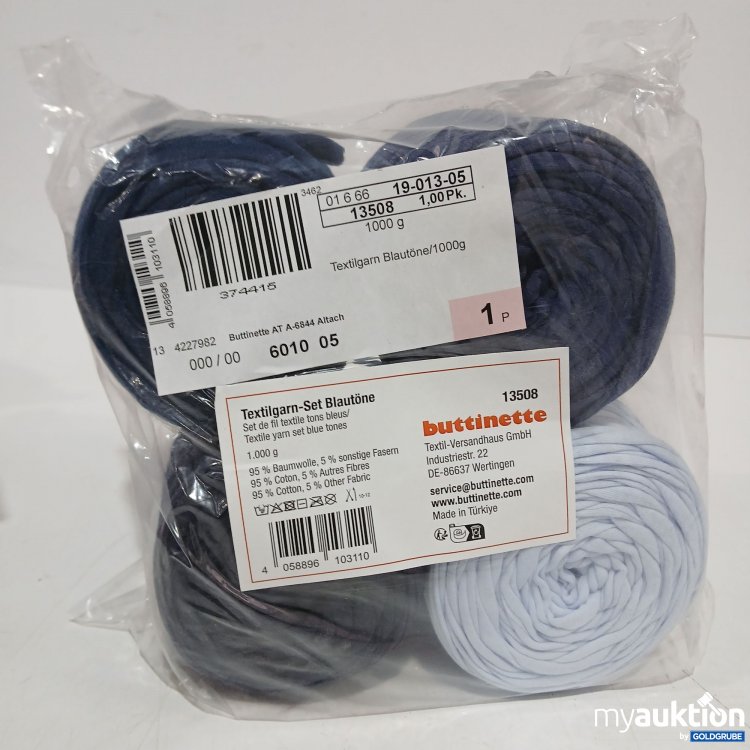 Artikel Nr. 961143 Artikel Nr. 961143: Buttinette Textilgarn Set Blautöne