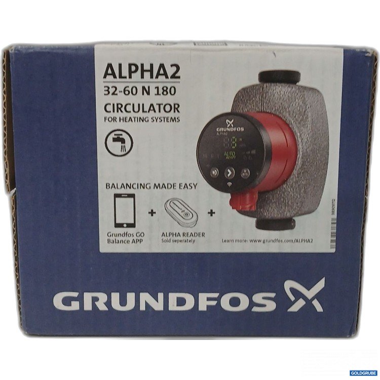 Artikel Nr. 971143 Artikel Nr. 971143: GRUNDFOS Alpha 2 Circulator für Heizungen 32-60 N 180
