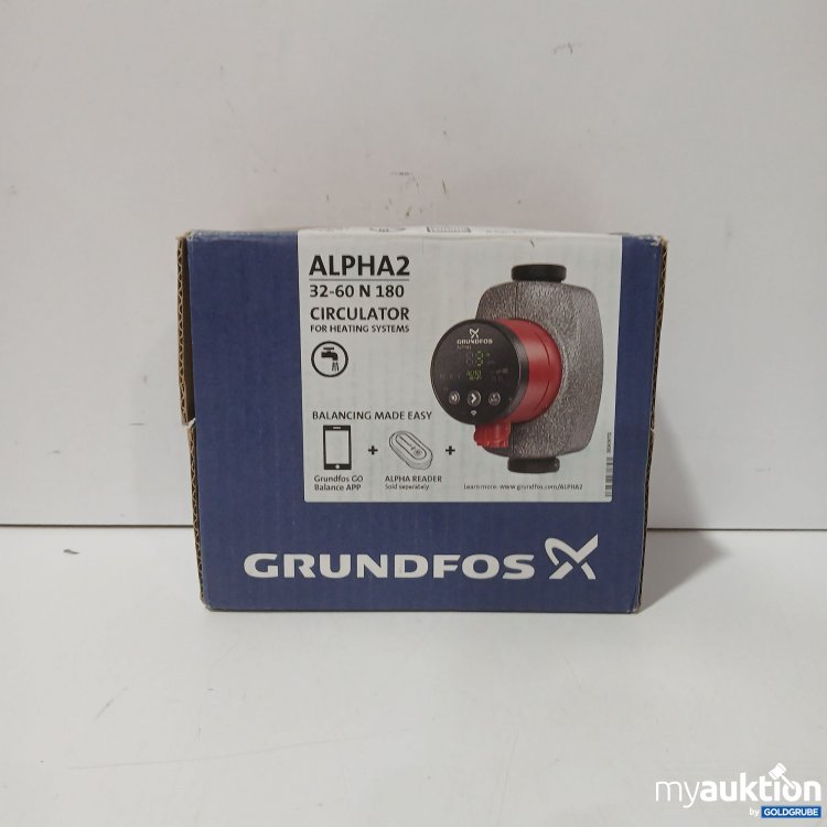 Artikel Nr. 971143 Artikel Nr. 971143: GRUNDFOS Alpha 2 Circulator für Heizungen 32-60 N 180