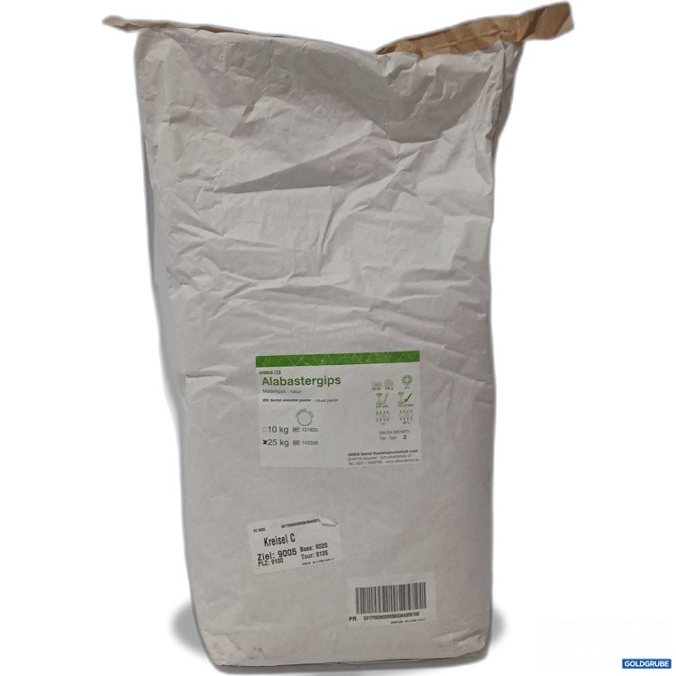Artikel Nr. 972143: Orbis Alabaster Gips Modell Gips 25Kg Typ 2, Art.No. 143336