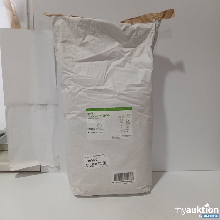 Artikel Nr. 972143: Orbis Alabaster Gips Modell Gips 25Kg Typ 2, Art.No. 143336
