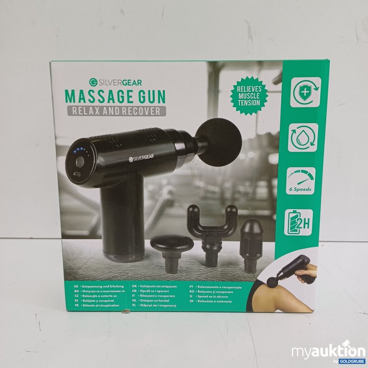 Artikel Nr. 983143: Silvergear Massagepistole Entspannung und Erholung