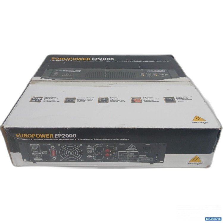 Artikel Nr. 986143: Europower RP2000 Professional 2,000-Watt Stereo Amplifier with ATR (Accelerated Transient Response) Technology  
