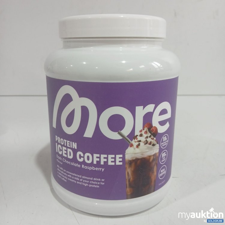 Artikel Nr. 469144: More Protein Iced Coffee Dark Chocolate Raspberry 500g