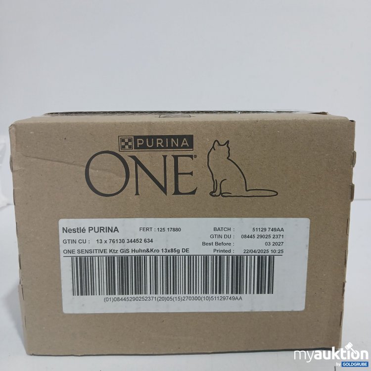 Artikel Nr. 845144: Purina One Sensitive Katzenfutter Huhn & Karotte 13x85g