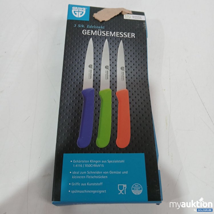 Artikel Nr. 879144 Artikel Nr. 879144: Grade Gemüsemesser 3x