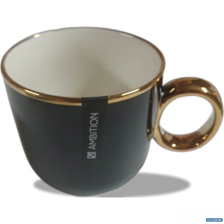 Artikel Nr. 922144: AMBITION Royal Kube Tasse mit goldenem Henkel