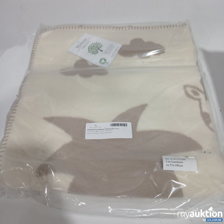 Artikel Nr. 951144 Artikel Nr. 951144: Richter Baumwoll-Kuscheldecke Cotona-Leoni beige 75x100cm