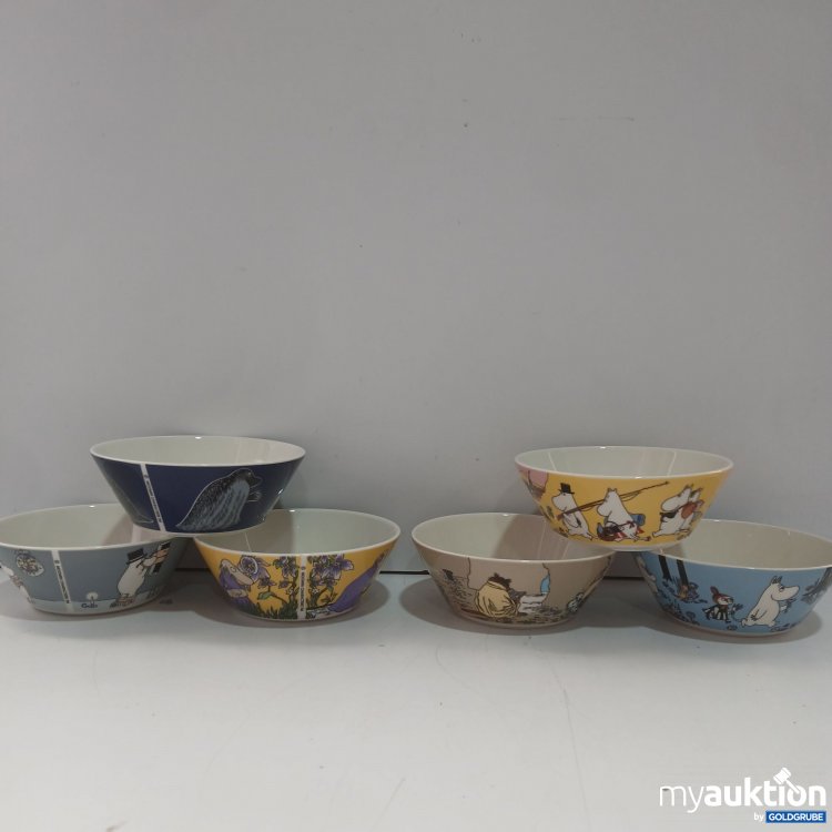 Artikel Nr. 959144: Moomin Bowl verschiedene Motive 6x15cm 