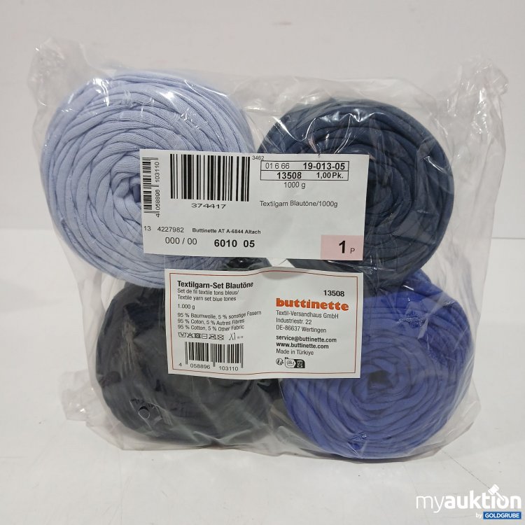 Artikel Nr. 961144 Artikel Nr. 961144: Buttinette Textilgarn Set Blautöne