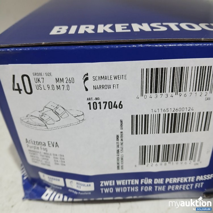 Artikel Nr. 990144 Artikel Nr. 990144: Birkenstock Arizona EVA Sandalen schmale Weite Purple Fog
