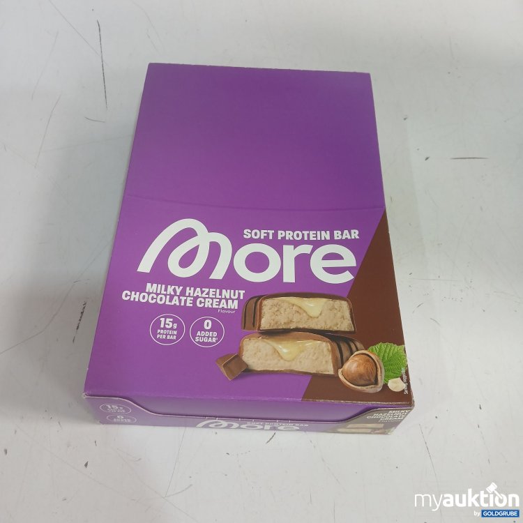 Artikel Nr. 993144 Artikel Nr. 993144: More soft Protein Bar milky Hazelnut chocolate cream Flavour 10x50g