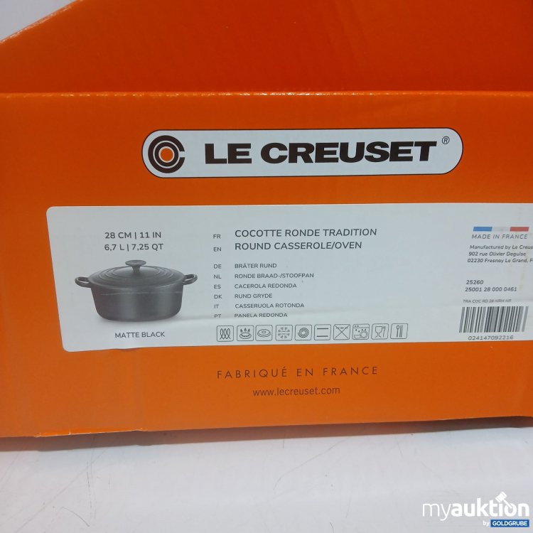 Artikel Nr. 994144 Artikel Nr. 994144: Le Creuset Bräter rund 28cm 6,7L matte black