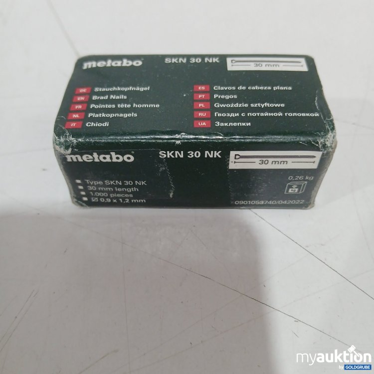 Artikel Nr. 445145: metabo Stauchkopfnägel SKN 30 NK 1.000 Stück