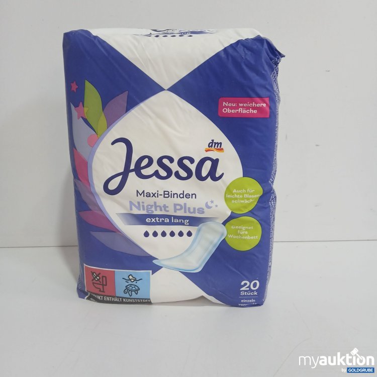 Artikel Nr. 822145 Artikel Nr. 822145: DM Jessa Maxi-Binden Night Plus extra lang 20x