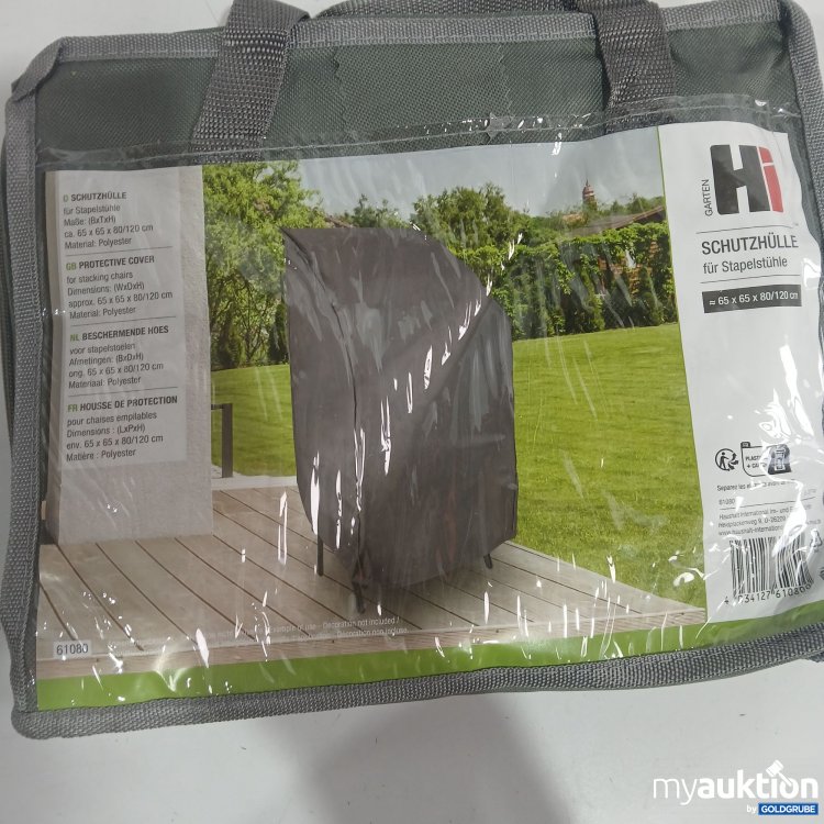 Artikel Nr. 874145: HI GARTEN Schutzhülle für Stapelstühle 65×65×80/120cm