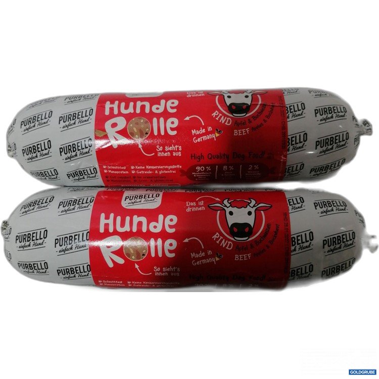 Artikel Nr. 950145: Purbello Hunderolle Rind 2x800g