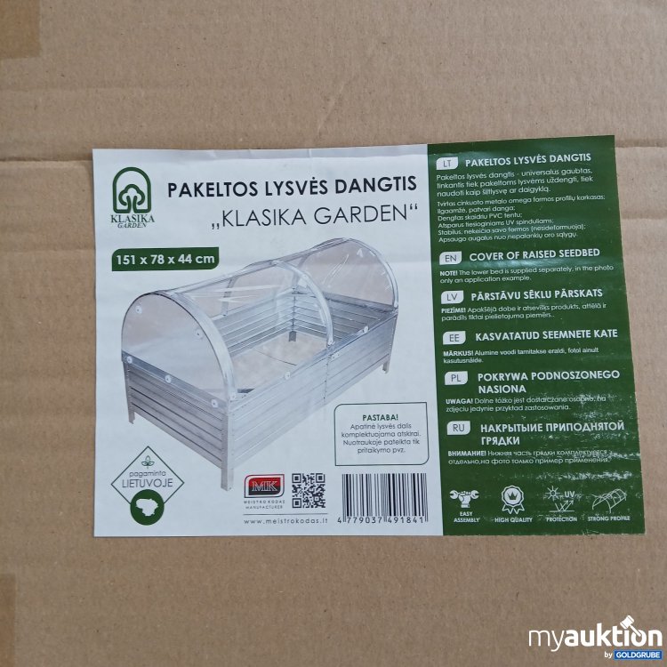 Artikel Nr. 953145: Klasika Garden Cover of raised Seedbed 151x78x44cm 