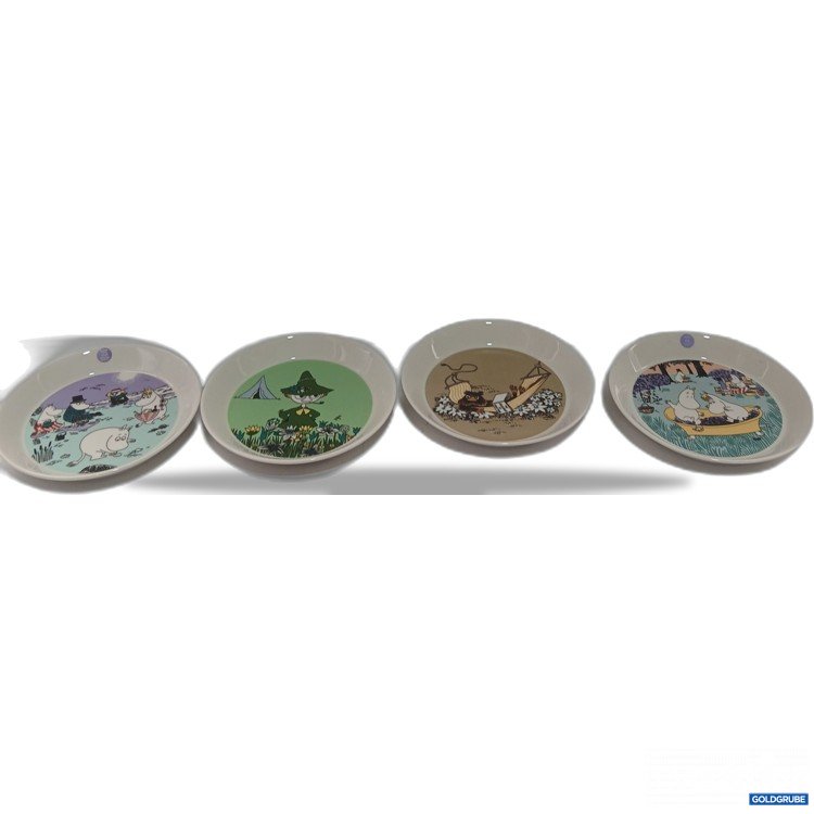 Artikel Nr. 959145: Arabia Moomin teller 4x19cm verschiedene Motive 