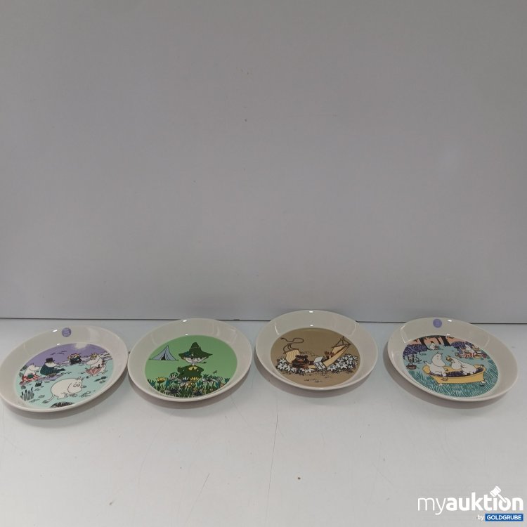 Artikel Nr. 959145: Arabia Moomin teller 4x19cm verschiedene Motive 