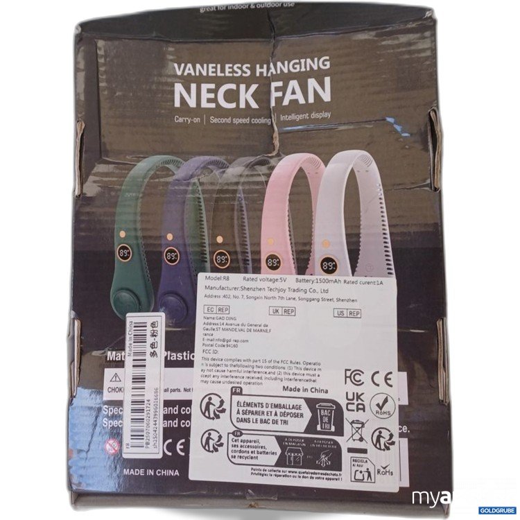 Artikel Nr. 969145 Artikel Nr. 969145: Vaneless Hanging Neck Fan R8 5V