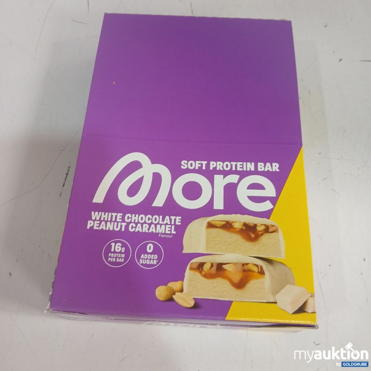 Artikel Nr. 993145 Artikel Nr. 993145: More soft Protein Bar white chocolate Peanut Caramel Flavour 10x50g