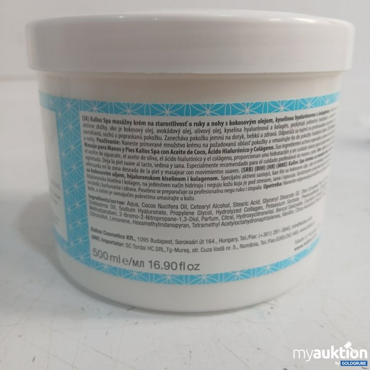 Artikel Nr. 462146: Kallos SPA Hand and Foot Care Massage Cream 500 ml