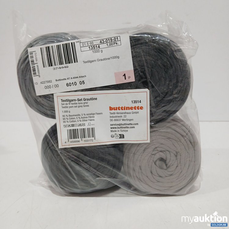 Artikel Nr. 961146 Artikel Nr. 961146: Buttinette Textilgarn Set Grautöne