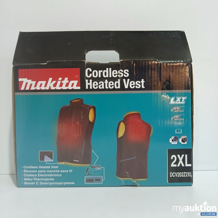 Artikel Nr. 399147 Artikel Nr. 399147: Makita Akku Heiz Gilet 2XL DCV202Z2XL