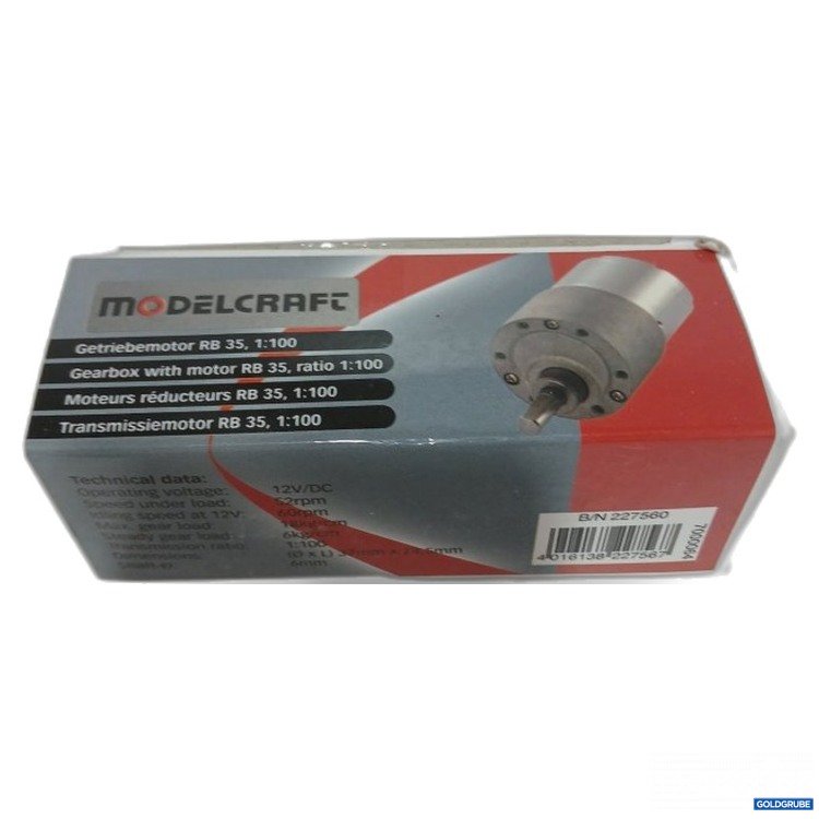 Artikel Nr. 445147: Modelcraft Getriebemotor RB 35, 1:100