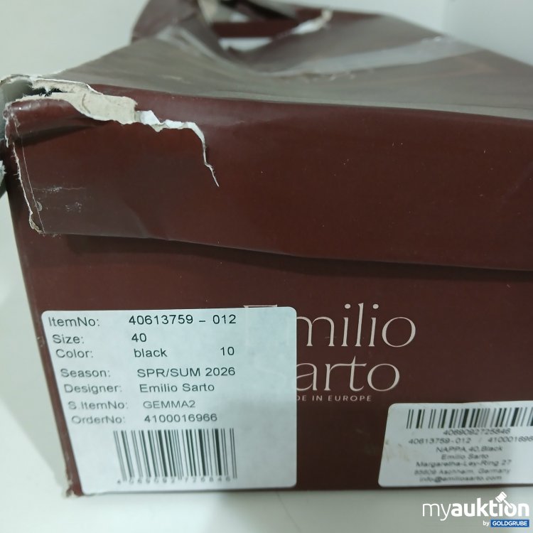 Artikel Nr. 464147: Emilio Sarto Pumps Größe 40 schwarz